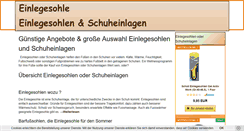 Desktop Screenshot of einlegesohle.org