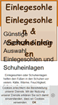 Mobile Screenshot of einlegesohle.org